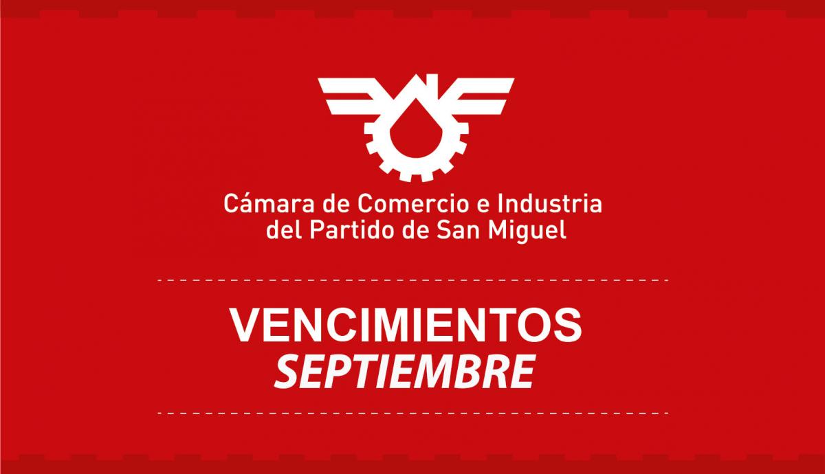 Vencimientos septiembre 2022