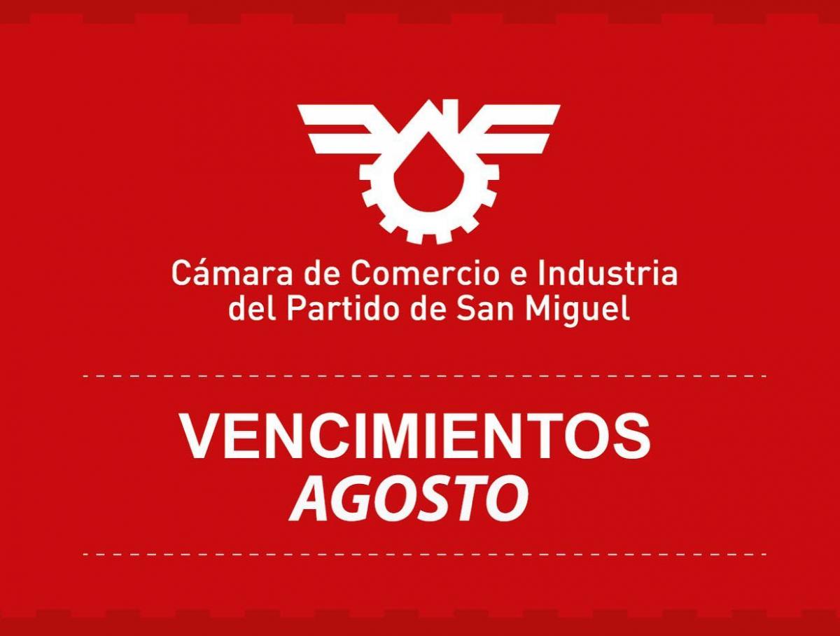 Vencimientos Agosto