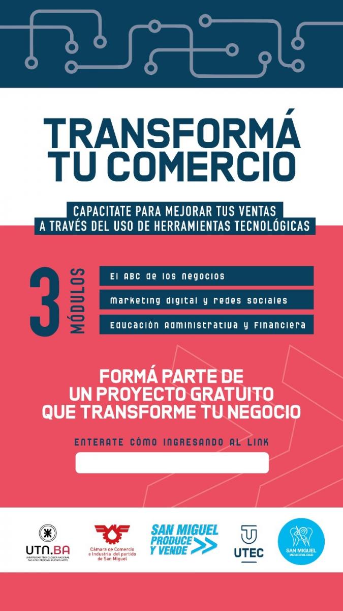 TRASNFORMÁ TU COMERCIO