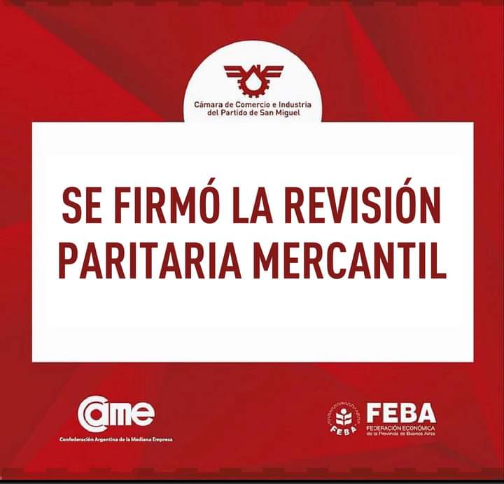 Se firmo paritaria mercantil
