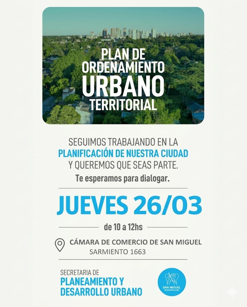 Encuentro para dialogar sobre el plan de ordenamiento urbano
